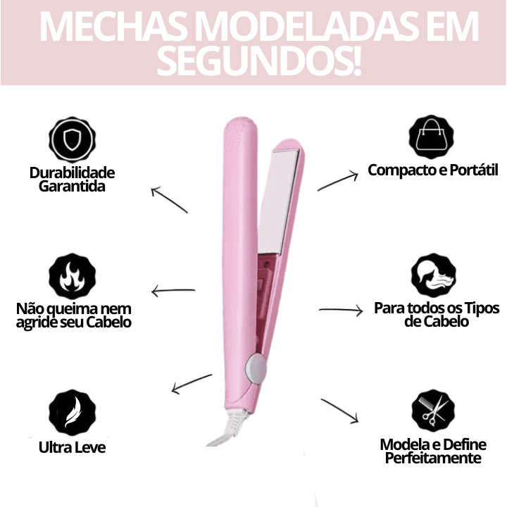 Mini Chapinha Bivolt Portátil - MakeHair™